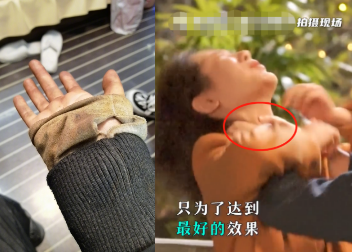 29岁杨紫私下练习滑冰!紧抿嘴唇一脸害怕,双腿打颤直呼救命