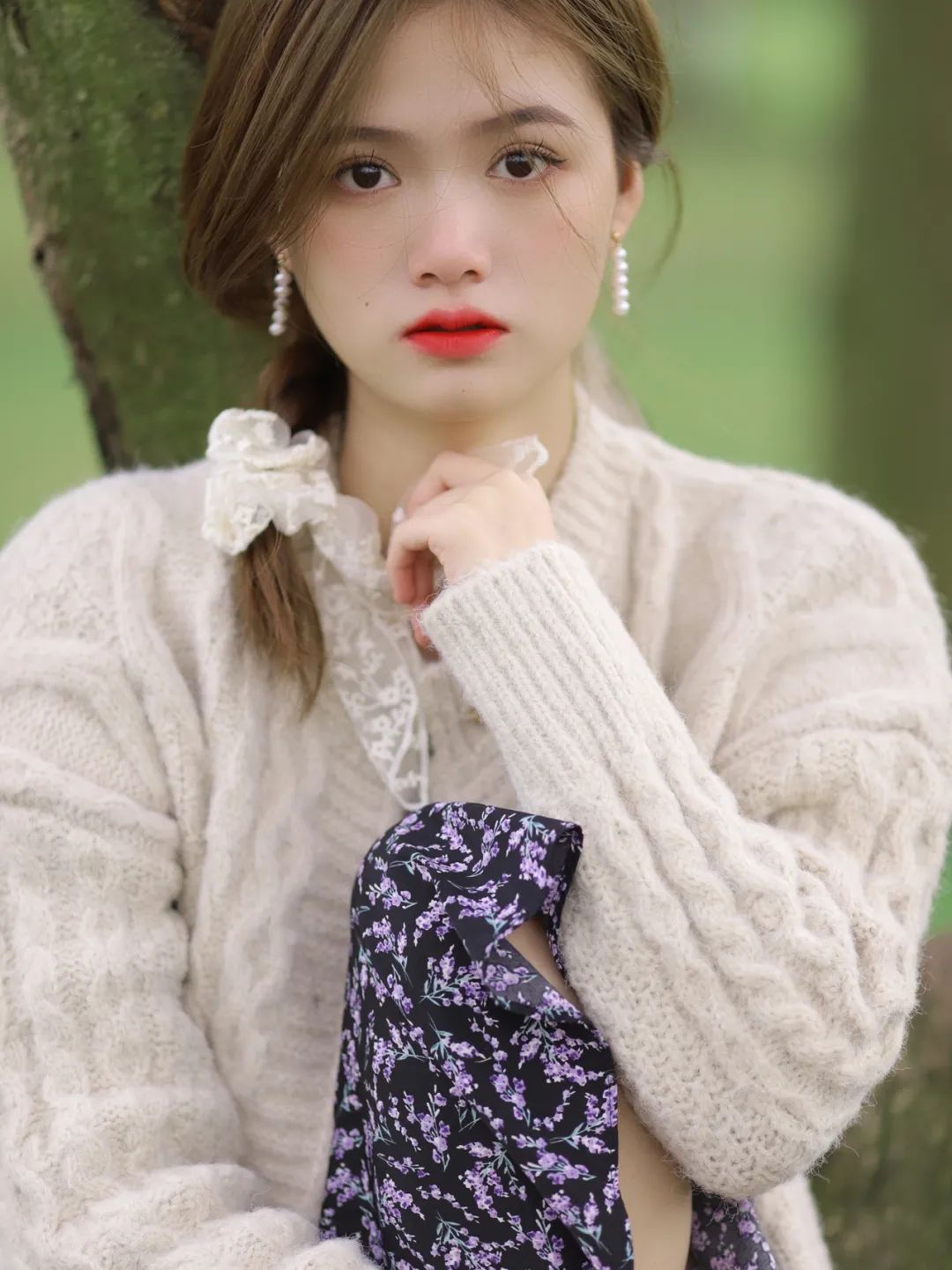 谁还嫌方圆脸小个子女孩不好看呢?