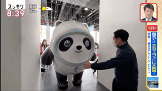 喜欢冰墩墩的日本记者有后续!成了“网红”直接改名“义墩墩”